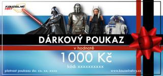 Dárkový poukaz - motiv Star Wars Hodnota: 1000