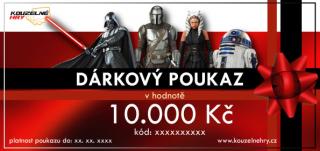 Dárkový poukaz - motiv Star Wars Hodnota: 10000