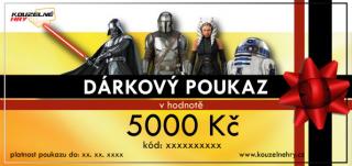 Dárkový poukaz - motiv Star Wars Hodnota: 5000