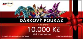 Dárkový poukaz - motiv Yu-Gi-Oh! Hodnota: 10000