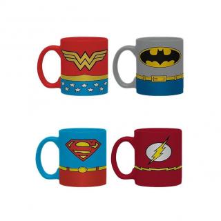 DC Comics – Espresso hrníčky Uniforms (set 4 ks)
