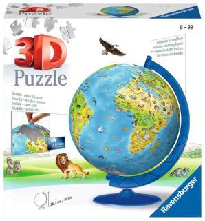 Dětský Globus (anglický) - 3D puzzle - 180 dílků