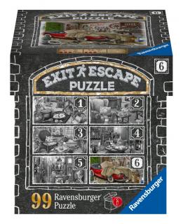 Exit Puzzle - puzzle - Garáž - 99 dílků