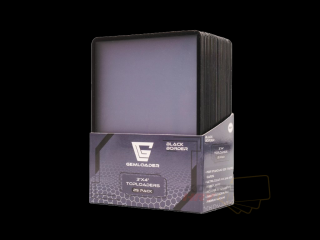 Gemloader - obaly na karty - Toploaders Ultra-Clear and Seamless 35PT (Black Border) (25 ks)