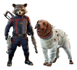 Guardians of the Galaxy Vol. 3 Movie Masterpiece - akční figurky - Rocket & Cosmo