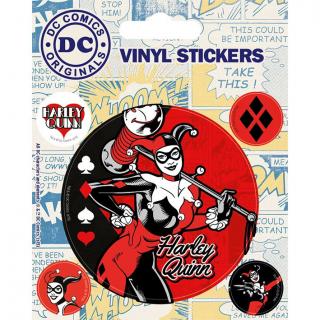 Harley Quinn - vinylové samolepky - Retro