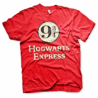 Harry Potter - červené tričko - Hogwarts Express Velikost: L
