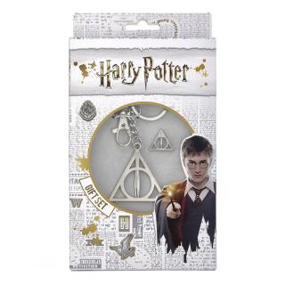 Harry Potter - klíčenka s odznakem - Relikvie smrti