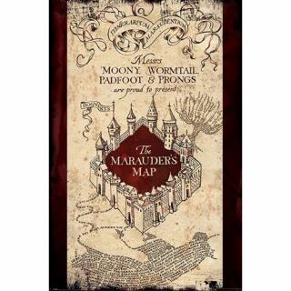 Harry Potter - plakát - The Marauders Map
