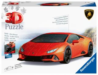 Lamborghini Huracan Evo - 3D puzzle - Oranžové - 108 dílků