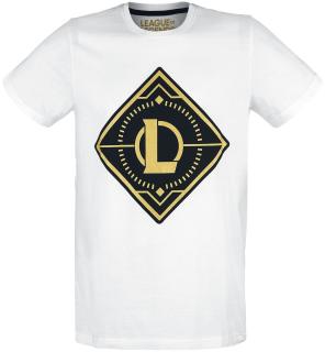 League of Legends - tričko - Gold Logo Dostupné velikosti:: XL