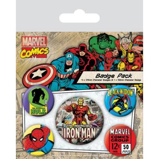 Marvel Comics - sada placek - Iron Man