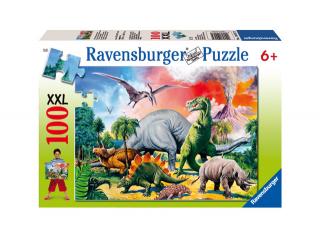 Mezi dinosaury - puzzle - 100 dílků