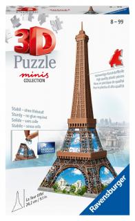 Mini Eiffelova věž - puzzle - 54 dílků