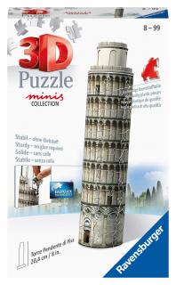Mini Šikmá věž v Pise - 3D puzzle - 54 dílků