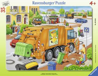 Odvoz odpadu - puzzle - 35 dílků
