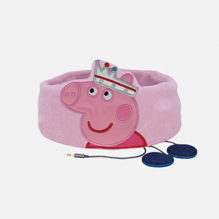 OTL - dětská čelenka se sluchátky - Prasátko Peppa Princess Peppa
