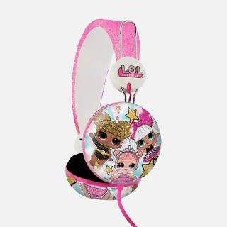 OTL - sluchátka pro děti - L.O.L. Surprise! Glitter Glam Pink
