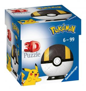 Pokémon - 3D puzzle - Puzzle-Ball Poké-Ball Motiv 3 - 54 dílků