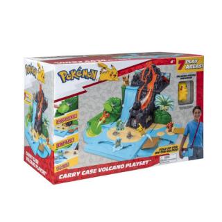 Pokémon - hrací sada - Carry Case Volcano Playset