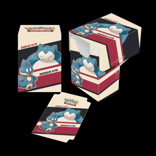 Pokémon - krabička na karty - Snorlax and Munchlax Full-View Deck Box