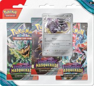 Pokémon TCG: Scarlet & Violet Twilight Masquerade - 3-Pack Blister - Revavroom (EN)