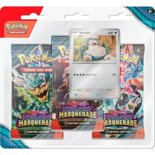 Pokémon TCG: Scarlet & Violet Twilight Masquerade - 3-Pack Blister - Snorlax (EN)