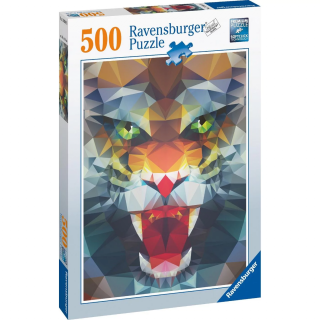 Polygonový lev - puzzle - 500 dílků