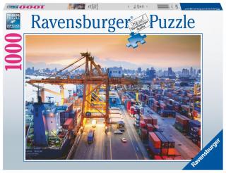 Přístav Hamburg - puzzle - 1000 dílků