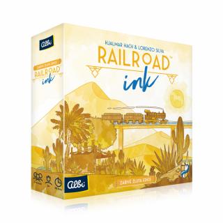 Railroad Ink - kostková hra - Žlutá edice