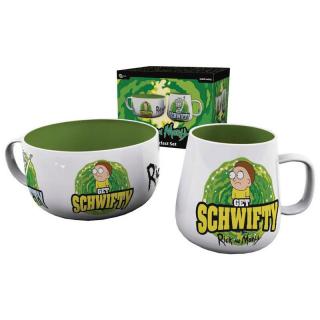 Rick and Morty - snídaňový set – Get Schwifty