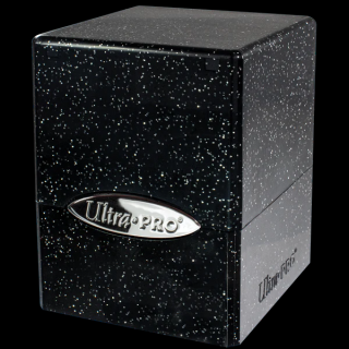 Satin Cube - úložný box - Glitter Black