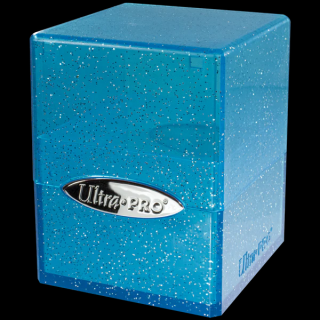 Satin Cube - úložný box - Glitter Blue
