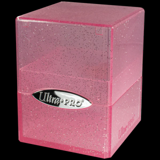 Satin Cube - úložný box - Glitter Pink