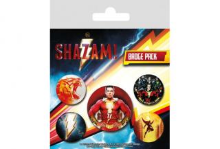 Shazam odznáčky - 5-Pack Power