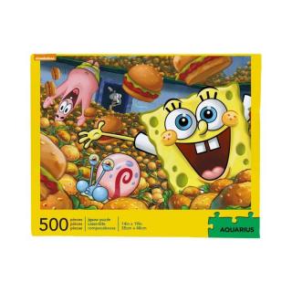 SpongeBob - puzzle - Krabby Patties (500 dílků)