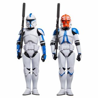 Star Wars: Ahsoka Black Series - akční figurky - Phase I Clone Trooper Lieutenant & 332nd Ahsokas Clone Trooper