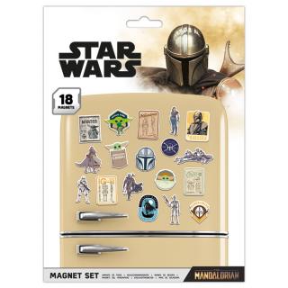 Star Wars: Mandalorian - sada magnetek - 18 ks