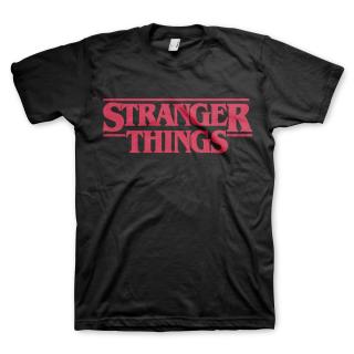 Stranger Things - tričko - Logo Velikost: L