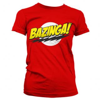 The Big Bang Theory - dámské tričko - Bazinga Velikost: L