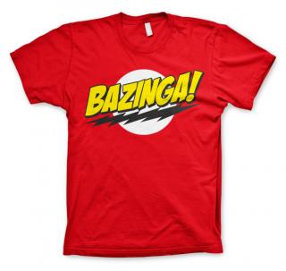 The Big Bang Theory - tričko - Bazinga Velikost: L