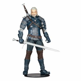 The Witcher - akční figurka - Geralt of Rivian (Viper Armor: Teal Dye)