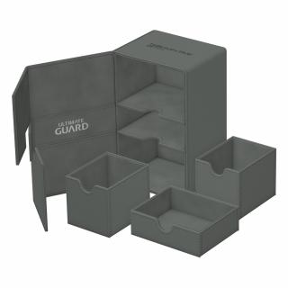 Ultimate Guard - krabička na karty - Twin Flip`n`Tray 160+ XenoSkin Monocolor Grey
