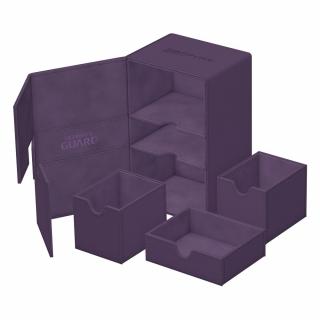 Ultimate Guard - krabička na karty - Twin Flip`n`Tray 160+ XenoSkin Monocolor Purple