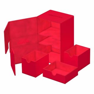 Ultimate Guard - krabička na karty - Twin Flip`n`Tray 160+ XenoSkin Monocolor Red
