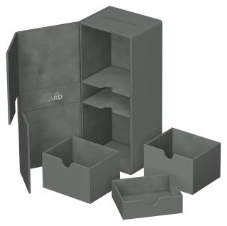 Ultimate Guard - krabička na karty - Twin Flip`n`Tray 266+ Xenoskin Grey