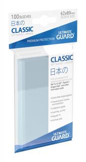 Ultimate Guard - obaly na karty - Classic Soft Sleeves Japanese Size Transparent (100)