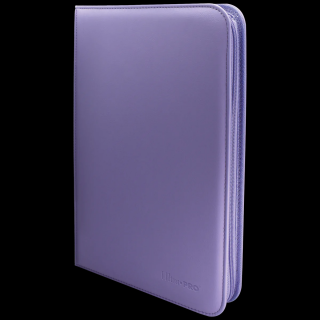 Ultra Pro - A4 album na karty na zip - Vivid 9-Pocket Zippered PRO-Binder (Purple)