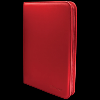 Ultra Pro - A4 album na karty na zip - Vivid 9-Pocket Zippered PRO-Binder (Red)