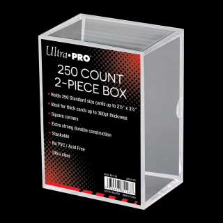 Ultra Pro - krabička na karty - 2-Piece Clear 250 Card Storage Box
